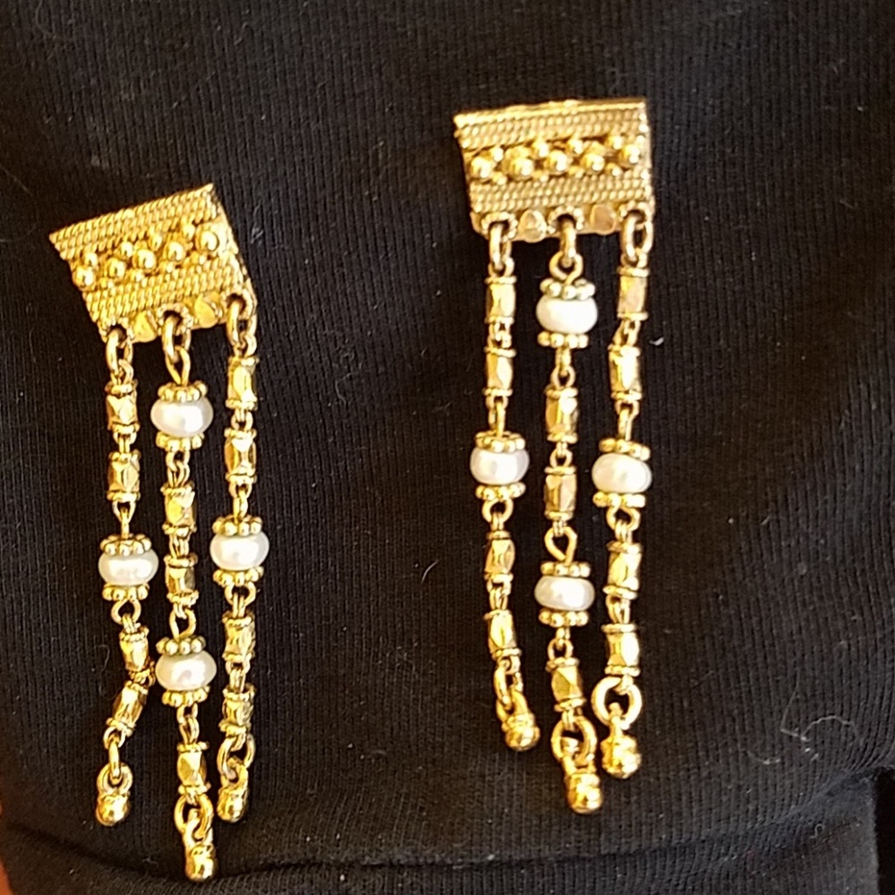 Egyptian hanging earrrings/ buy 2 get 2 free